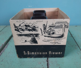 VIEW-MASTER – Model E - Brown Bakelite 3D Viewer – ca. 1955