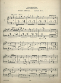 Grieg - Lyrische Stücke – Morceaux lyriques – Heft I - Opus 12