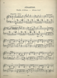 Grieg - Lyrische Stücke – Morceaux lyriques – Heft I - Opus 12