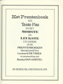 Het Prentenboek van Tante Pau – Leonard DE VRIES i.s.m. Ilonka VAN AMSTEL - 1974