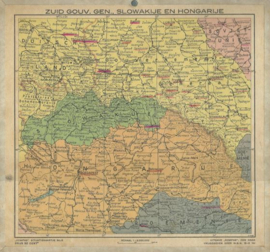 “KOMPAS” SITUATIEKAARTJES – 9 stuks - 1944