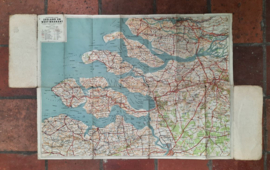 KOMPAS TOERISTENKAART ZEELAND EN WEST BRABANT – WEEK-END – jaren ‘50