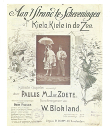 GROOT GEÏLLUSTREERD KEUKENMEIDEN ZANGBOEK – JAAP VAN DE MERWE - 1976