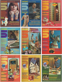 navijven – KREATIEF IN HUIS EN HOBBY - 9 stuks (1976)