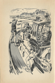 ONRAAD OP HET RADARSCHERM – P.J. VAN EMBURG – ca. 1954