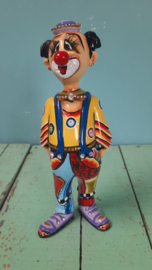 BEELD – clown – kunstmarmer – "Clown Moretti"