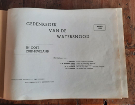 GEDENKBOEK VAN DE WATERSNOOD IN OOST-ZUID-BEVELAND 1953