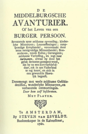 DE MIDDELBURGSCHE AVANTURIER – NN - facsimilé uitgave - 1978