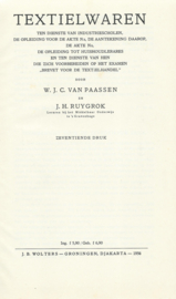 TEXTIELWAREN – W.J.C. VAN PAASSEN EN J.H. RUYGROK - 1956