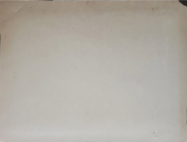 Prent – … (potloodtekening – interieur boot) - NN