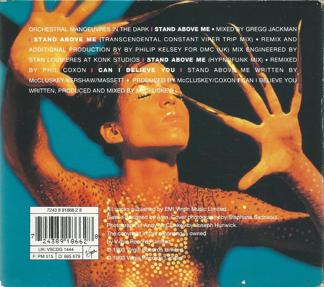 CD – Single – ORCHESTRAL MANOEUVRES IN THE DARK – STAND ABOVE ME - 1993