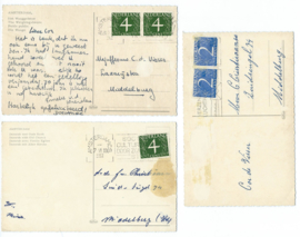 SET van 3 ansichtkaarten - Amsterdam – jaren ‘60