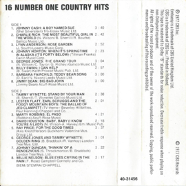 MC – Various – 16 NUMBER ONE COUNTRY HITS - 1977