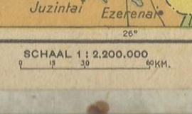 “KOMPAS” SITUATIEKAARTJES – 9 stuks - 1944