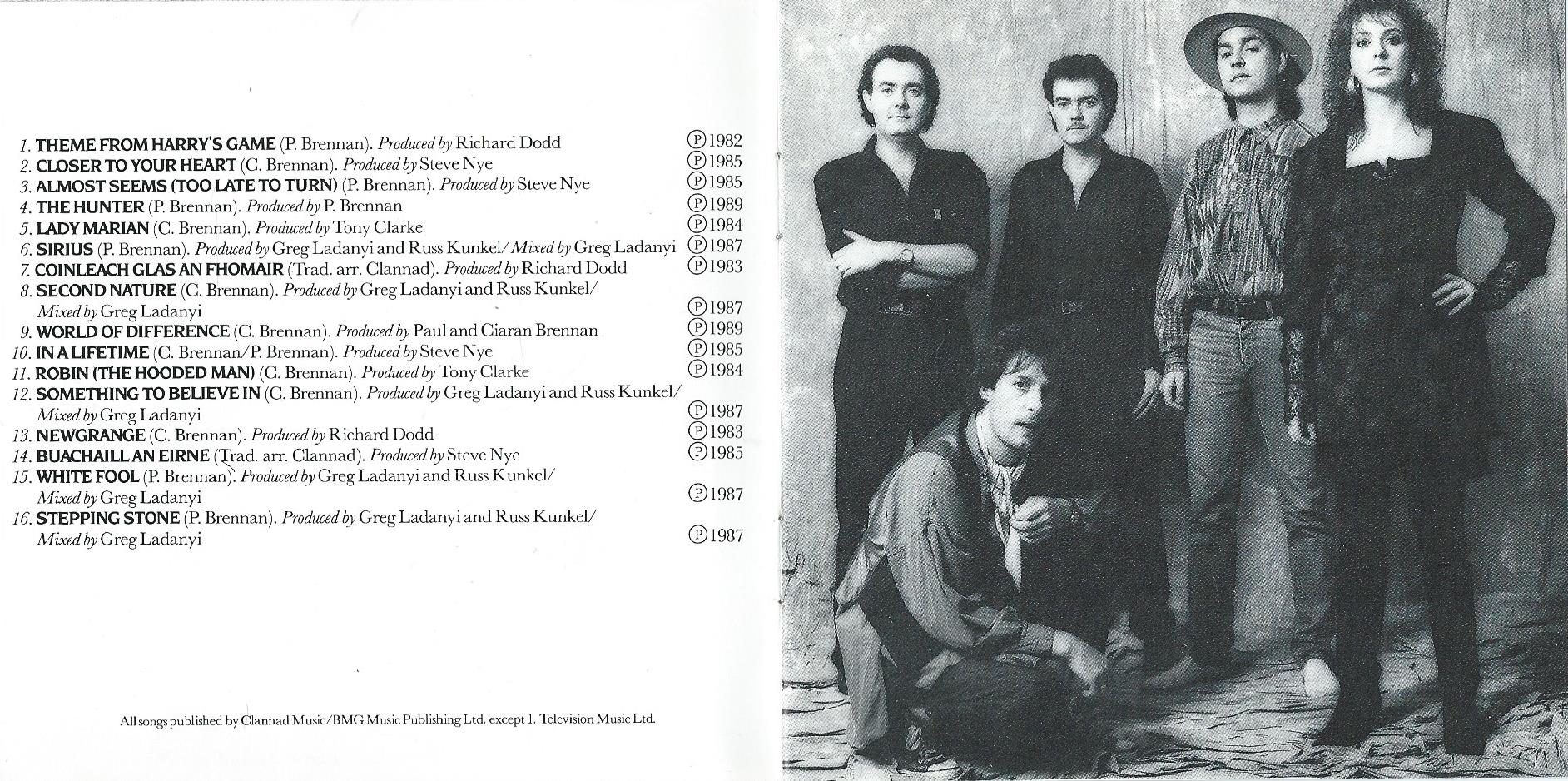 CD – CLANNAD – PAST PRESENT – 1989 (EVA)