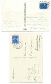 SET van 2 ansichtkaarten – Sneek – o.a. 1949