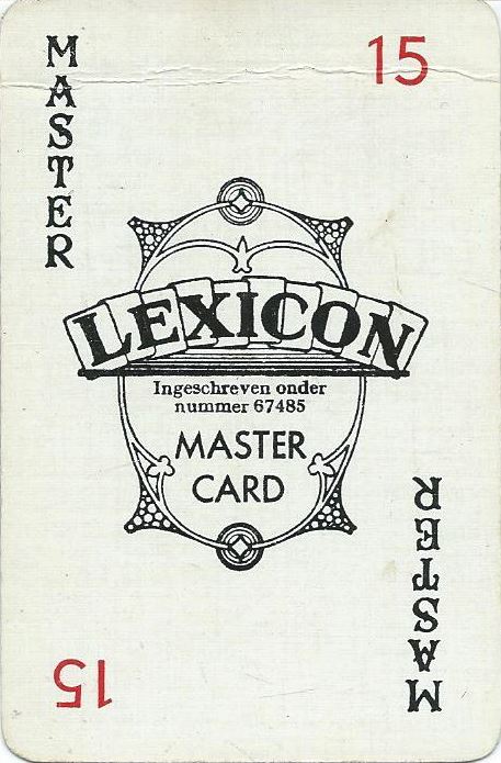 WADDINGTON'S LEXICON KAARTSPEL – ca. 1935