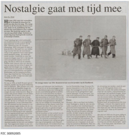 Boekbrochure - De jaren vijftig in Zeeland – 1954 – Jan J.B. Kuipers – 2005