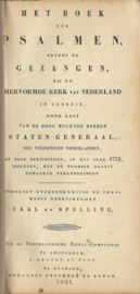 HET BOEK DER PSALMEN NEVENS DE GEZANGEN … - 1921