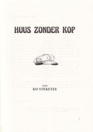 HUUS ZONDER KOP DOOR KO STEKETEE – 1986