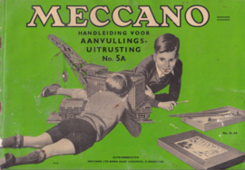 MECCANO - HANDLEIDING VOOR AANVULLINGSUITRUSTING No. 5A – 1956