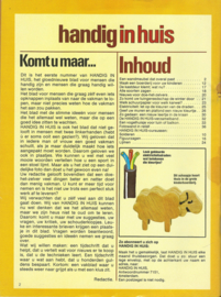 handig in huis - nummer 1–oktober 1975 en nummer 3–maart 1976