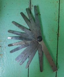 vintage voelermaatset – VIERASS – 13 BLATT