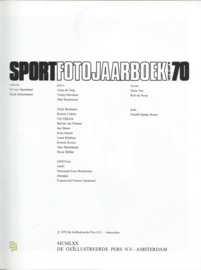 SPORTFOTOJAARBOEK 70 (1 SEPT ’68 – 1 SEPT ’70) - 1970 (1)