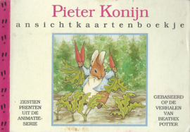 Pieter Konijn ansichtkaartenboekje - Beatrix Potter - 1993