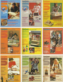 navijven – KREATIEF IN HUIS EN HOBBY - 9 stuks (1977)