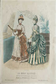 Prent – LA MODE ILLUSTRÉE, 1886, No 19 – Charles Rabouille / Anaïs Colin-Toudouze - 1886