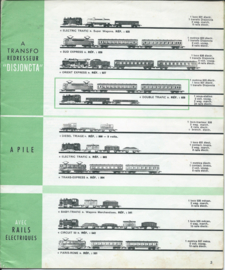 JOUEF - Catalogus - TRAINS 1962