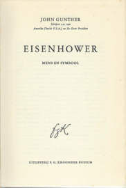 EISENHOWER MENS EN SYMBOOL - JOHN GUNTHER - 1952