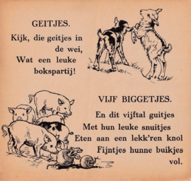 ONZE DIERENVRIENDJES – MAREN KOSTER – jaren ’20-‘30