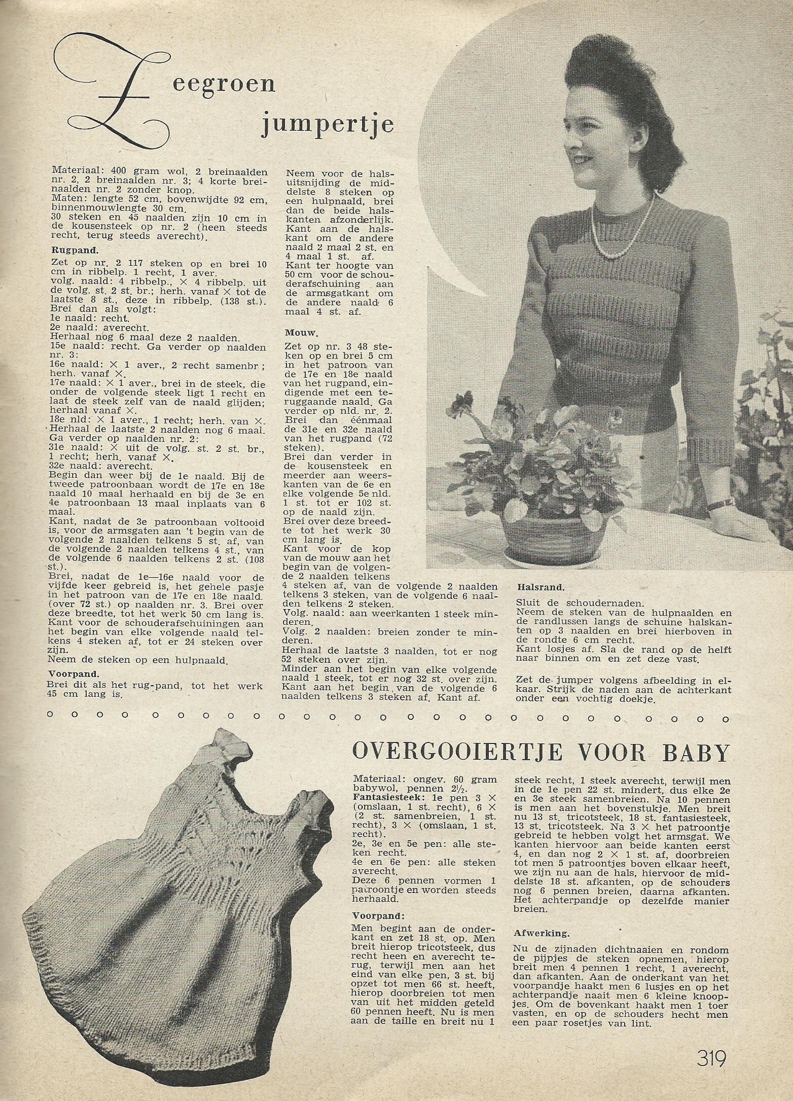 Moeder, HET “VAKBLAD” VOOR MOEDERS – AUG. 1949