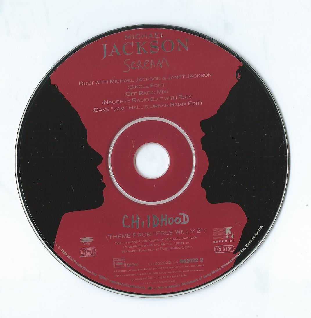CD – Maxi-Single – MICHAEL JACKSON – SCREAM - 1995