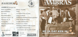 CD – HÉ JA DAT KEN IK ! – AMBRAS - 1997