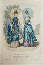 Prent – LA MODE ILLUSTRÉE, 1886, No 20 -  J. Bonnard / Isabelle Desgrange – 1886
