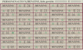 Benzinebonnen voor lichtgewicht personenauto's - 1973