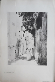 Prent – FOTO - RUE DU REMPART-MEDEE. – ALGER - Algiers - 1900-1939