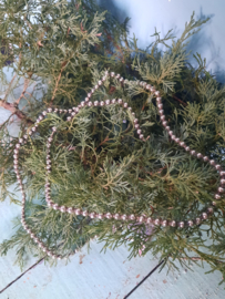 Glazen kerstslinger 80 cm.