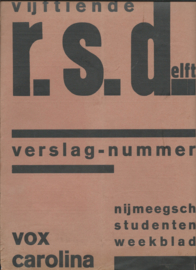 Nijmeegsch studenten weekblad VOX CAROLINA – vijftiende r.s .delft – verslag-nummer - 1931