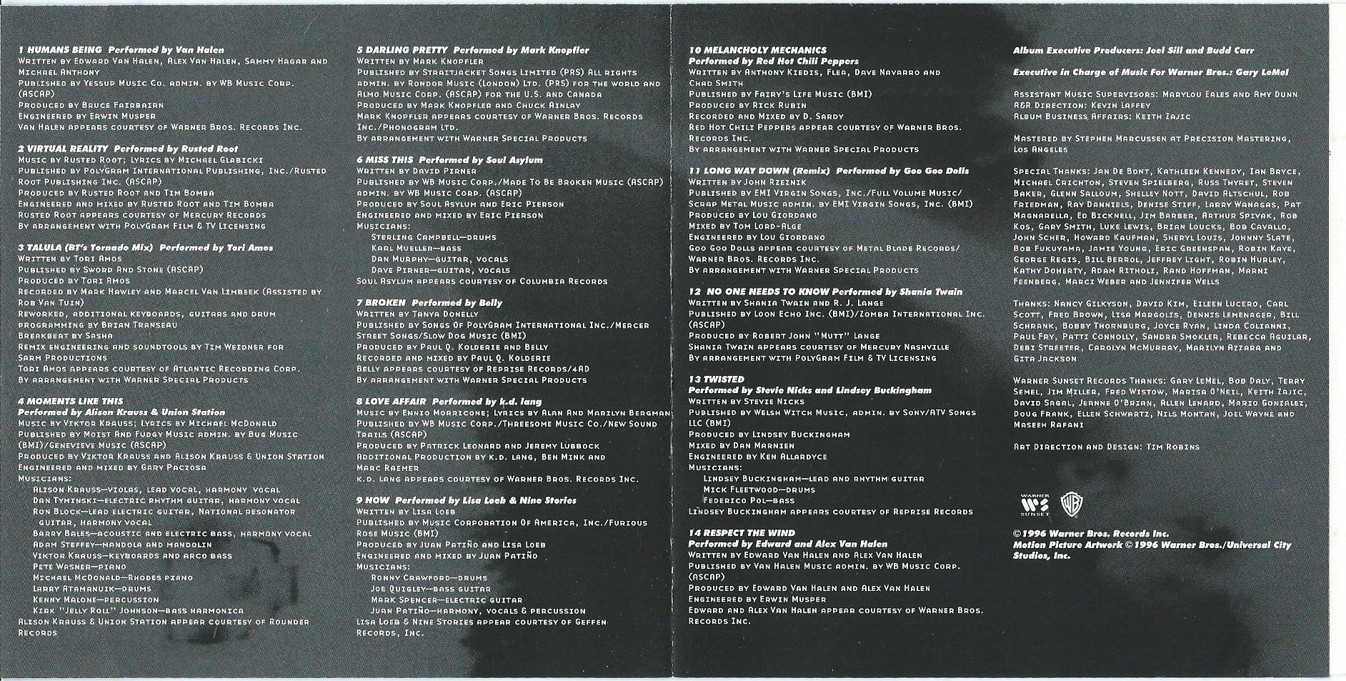 CD – Various – Twister (Music From The Motion Picture Soundtrack) - 1996