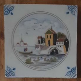 Oude tegels – Delft – 5 stuks – div. voorstellingen
