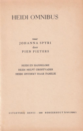 HEIDI OMNIBUS – PIEN PIETERS (naar JOHANNA SPYRI) – 1978