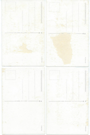 SET van 4 ansichtkaarten – SERIE POMPEI nr. 5, 20, 33 en 41