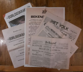 De OORLOGSKRANTEN – 3 stuks – 2017
