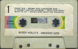 MC – Buddy Holly ‎– Buddy Holly's - Greatest Hits – ca. 1970 (♪)