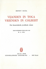 VIJANDEN IN TOGA VRIENDEN IN COLBERT – HENRY CECIL – 1960