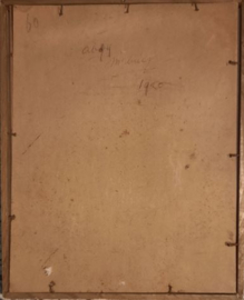 Prent – BRIEFKAART - Abdij Middelburg – in lijst – ca. 1920